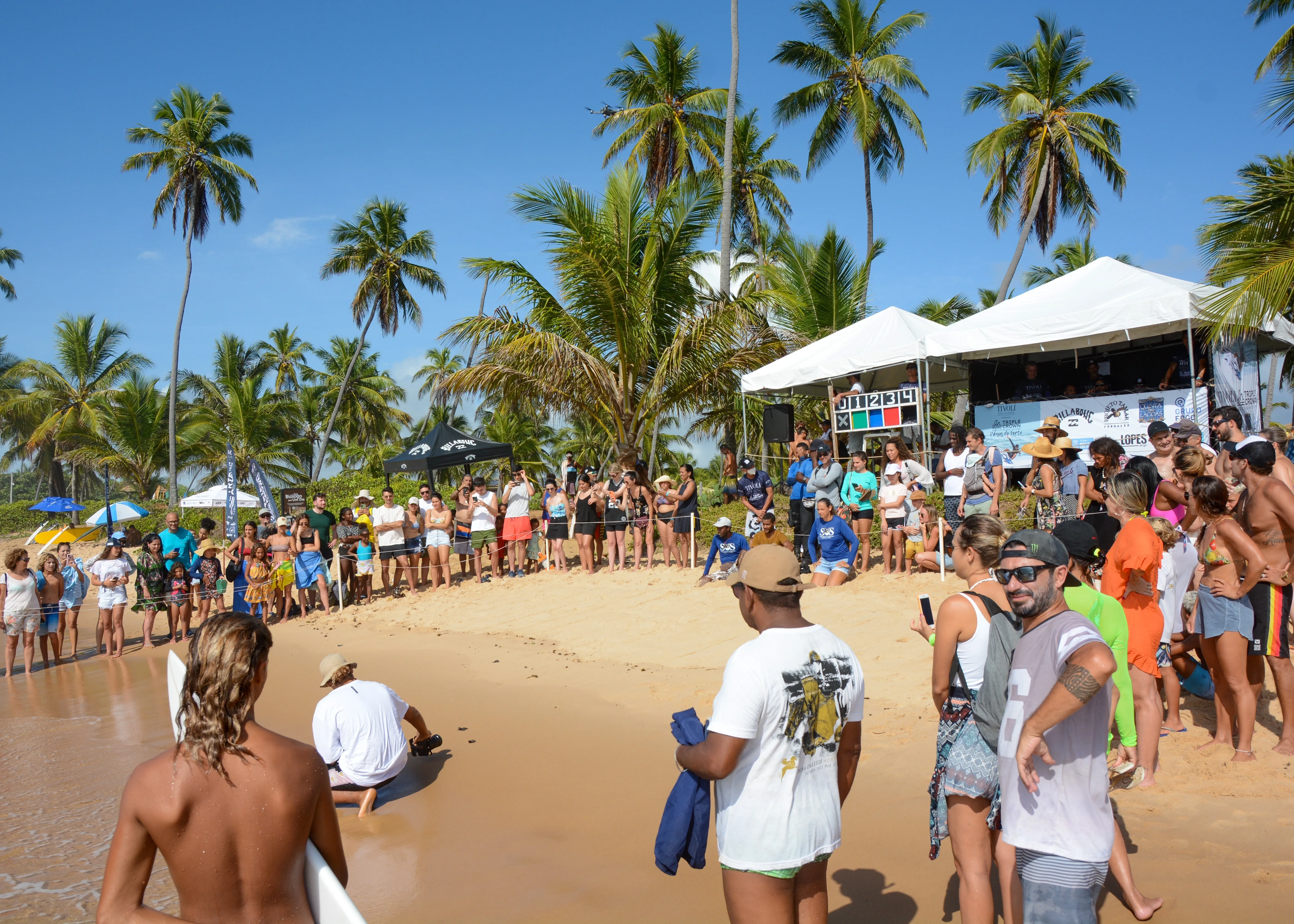 Torcida na primeira etapa da competição