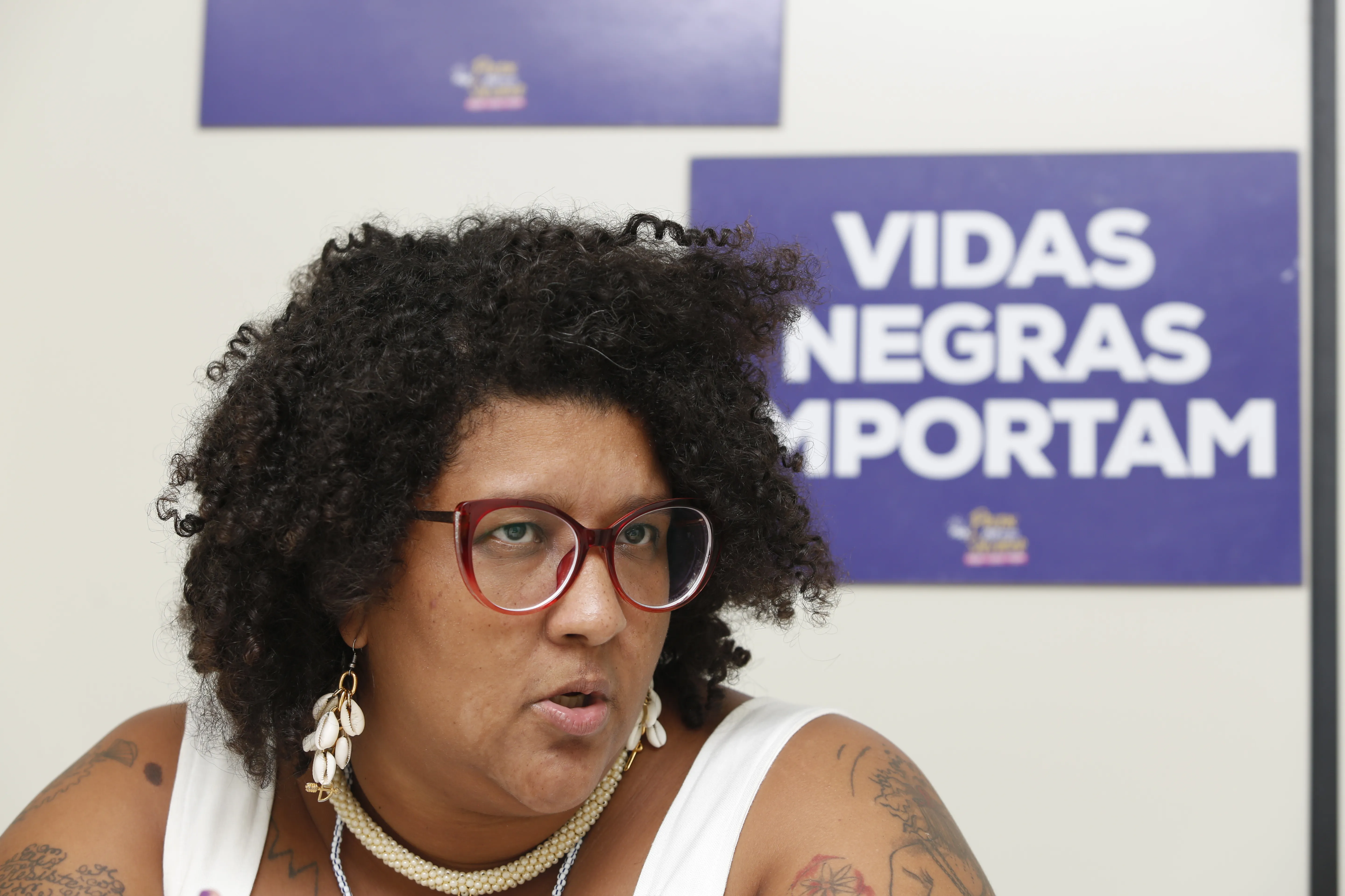 PORTAL / MASSA
Entrevista com a vereadora Laina Pretas
Na foto: Vareadora Laina Prestas
Foto: Olga Leiria / Ag. A TARDE
Data: 10/02/23