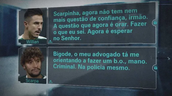 Imagem ilustrativa da imagem Golpe da criptomoeda: Willian 'Bigode' pede para "Scarpinha" orar