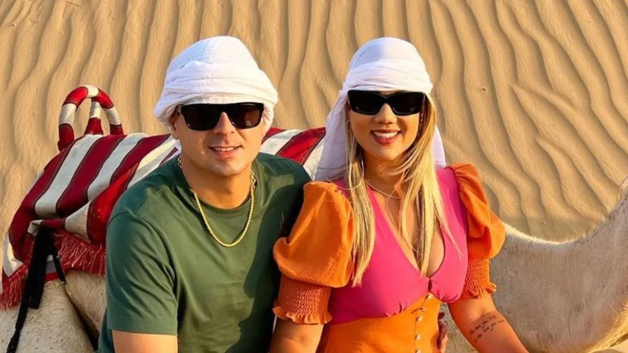 Daniela Mazzei e Marcelo Castro curtem viagem em Dubai