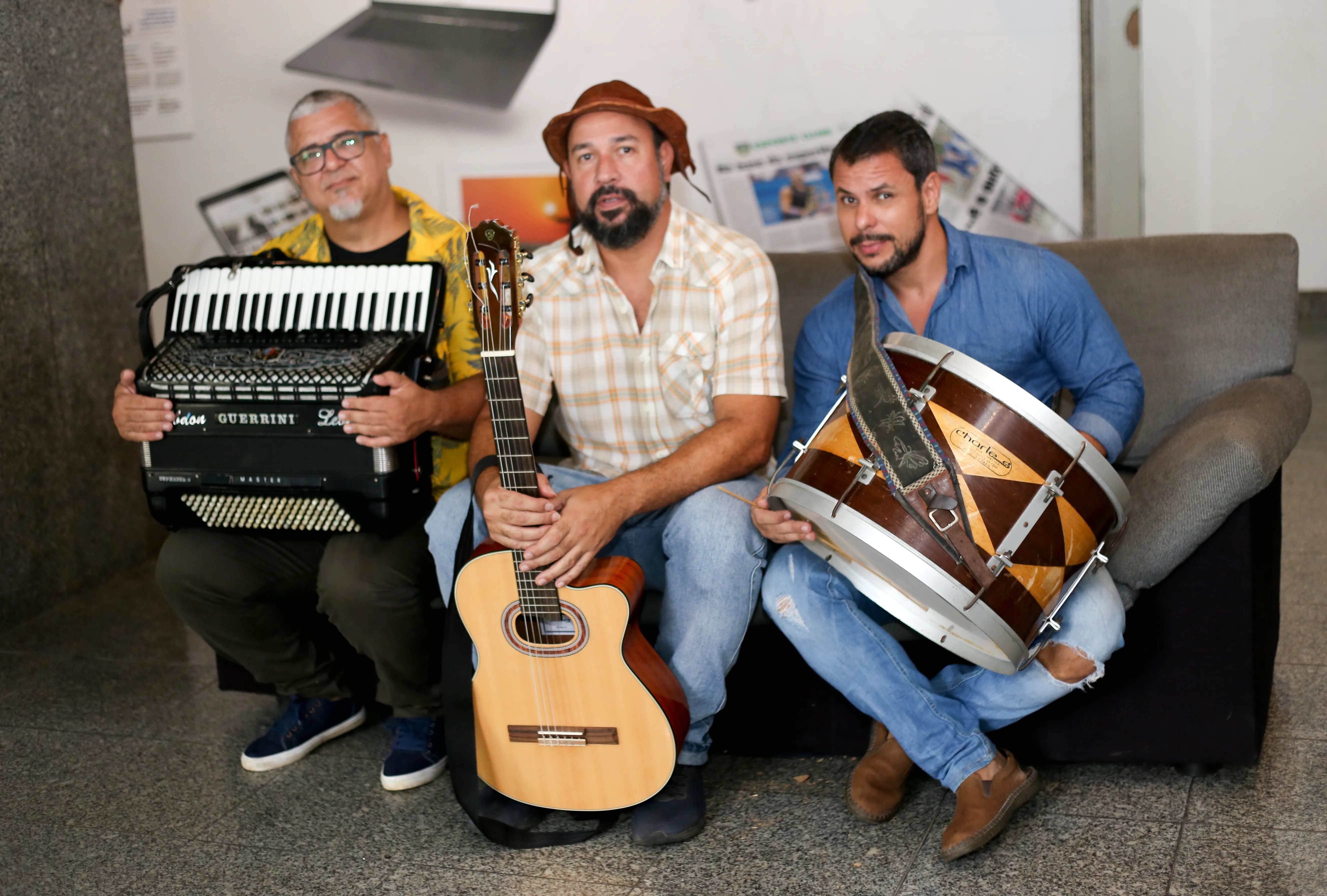 O trio acredita que o forró está  perdendo cada vez mais espaço