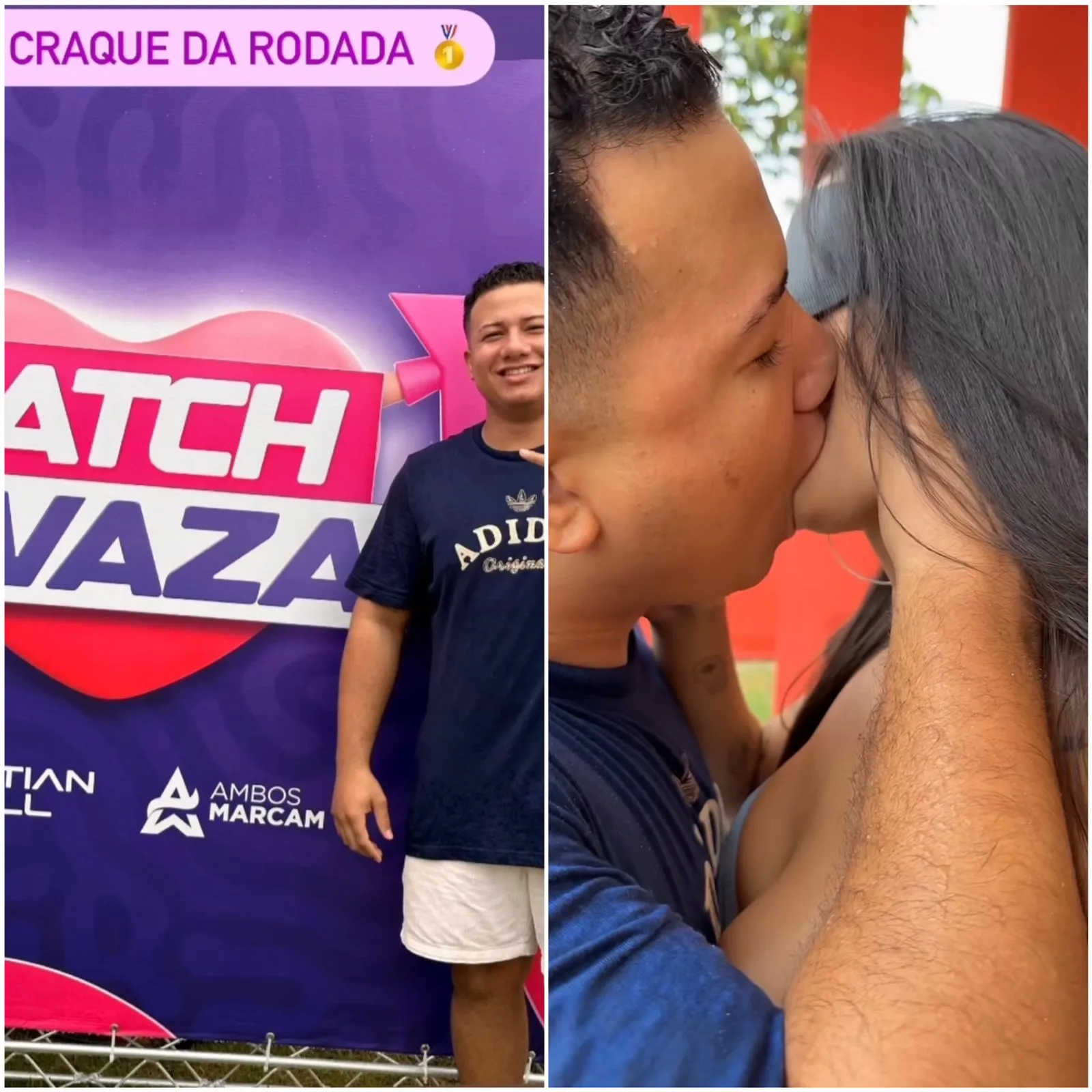 Taylan Policarpo 'Mozi' beija influencer Ray Fox