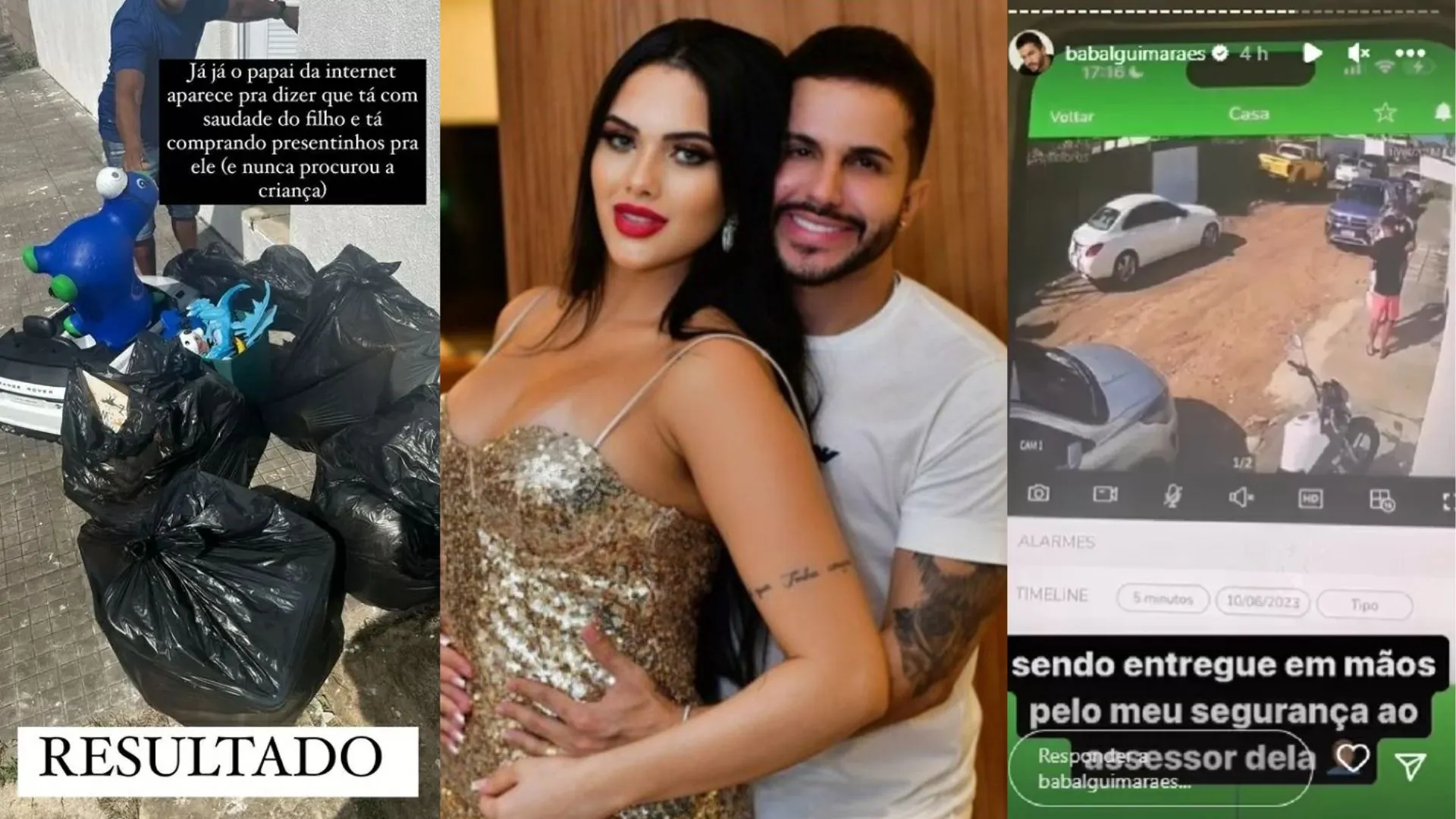 Emily e Babal contam versões diferentes da história