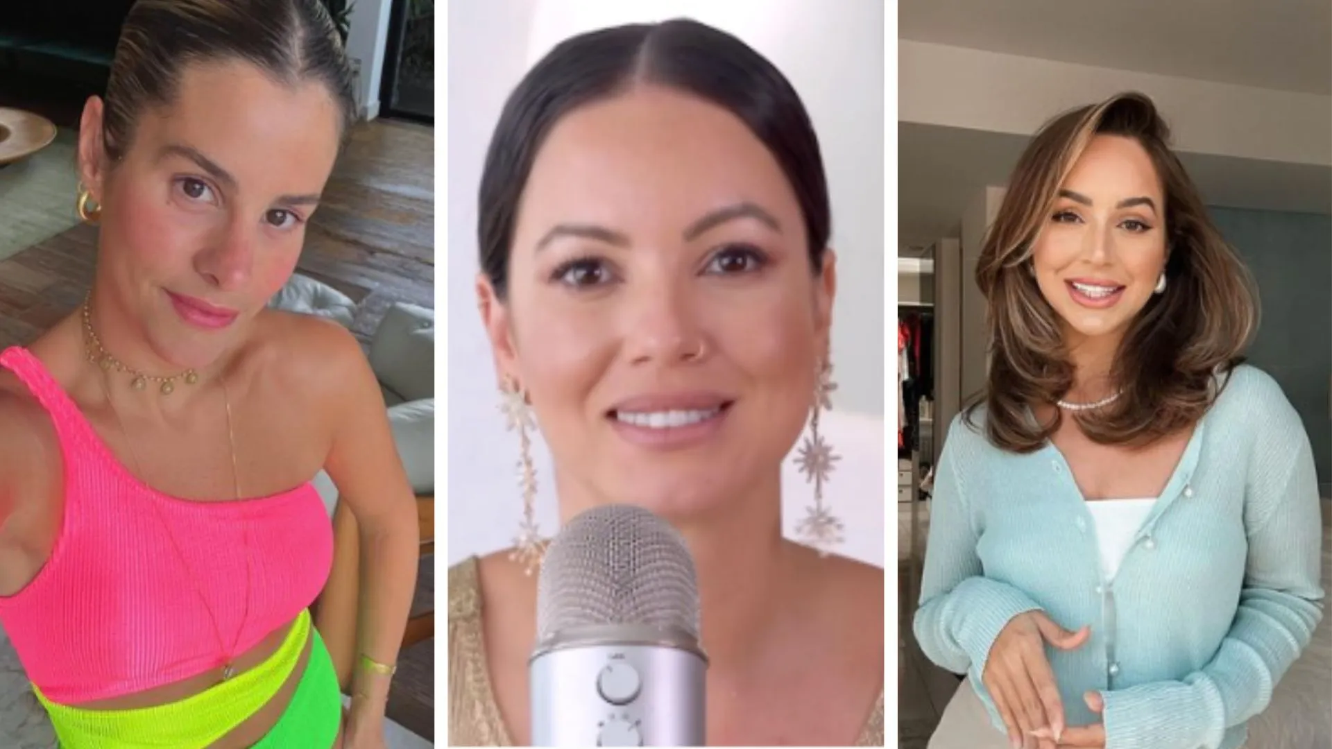 O pix também caiu para Shantal Verdelho, Juliana Goes e Fabiola Melo