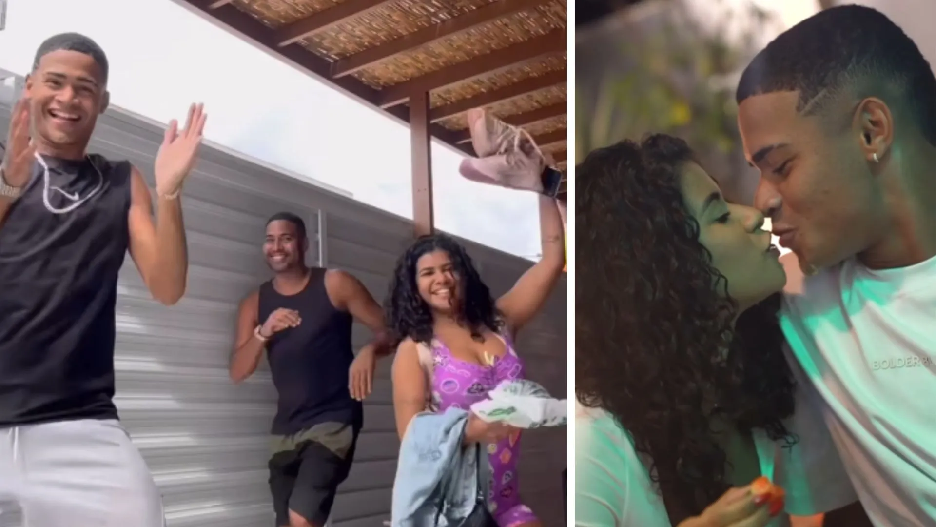 Sheuba e Tiago gravam vídeos juntos em meio a polêmica