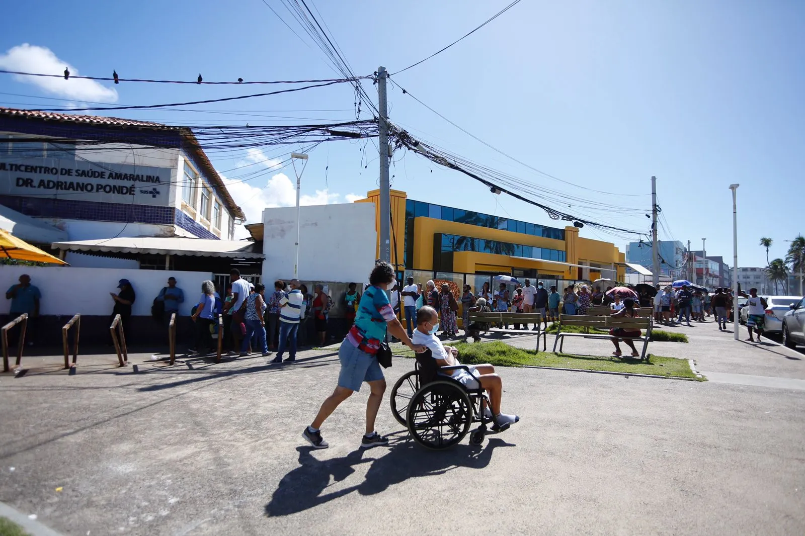 Sol massacrou quem estava na fila