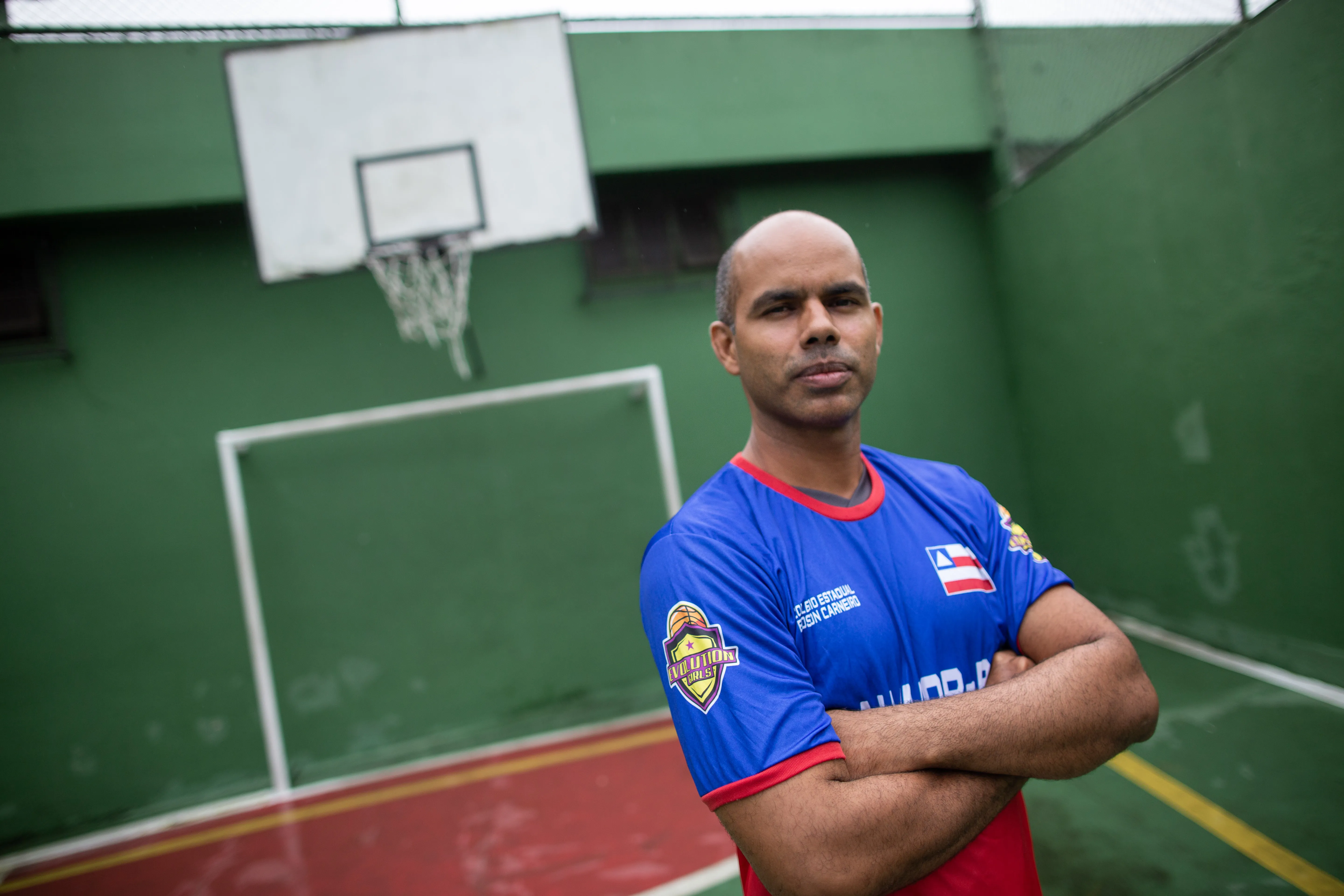 Professor Marielson Alves está desde o começo da iniciativa e é o grande responsável por ensinar o esporte