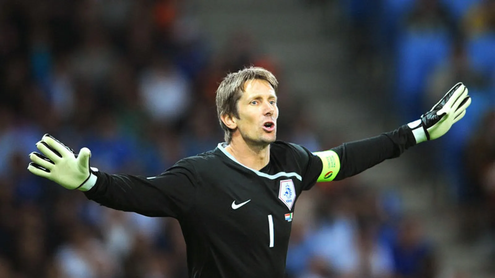 Edwin Van der Sar é considerado um dos melhores goleiros da sua geração