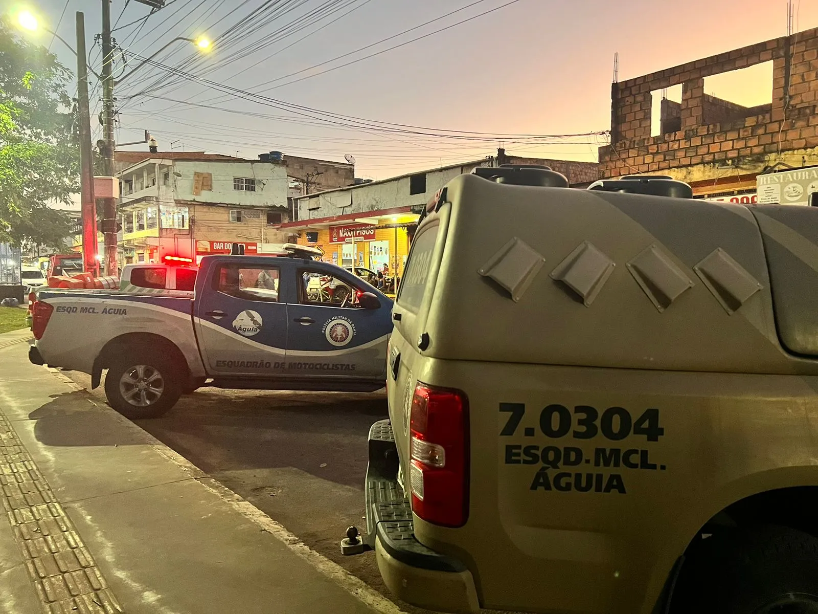 A operação garante um policiamento reforçado nesse dia de guerra de espadas na região