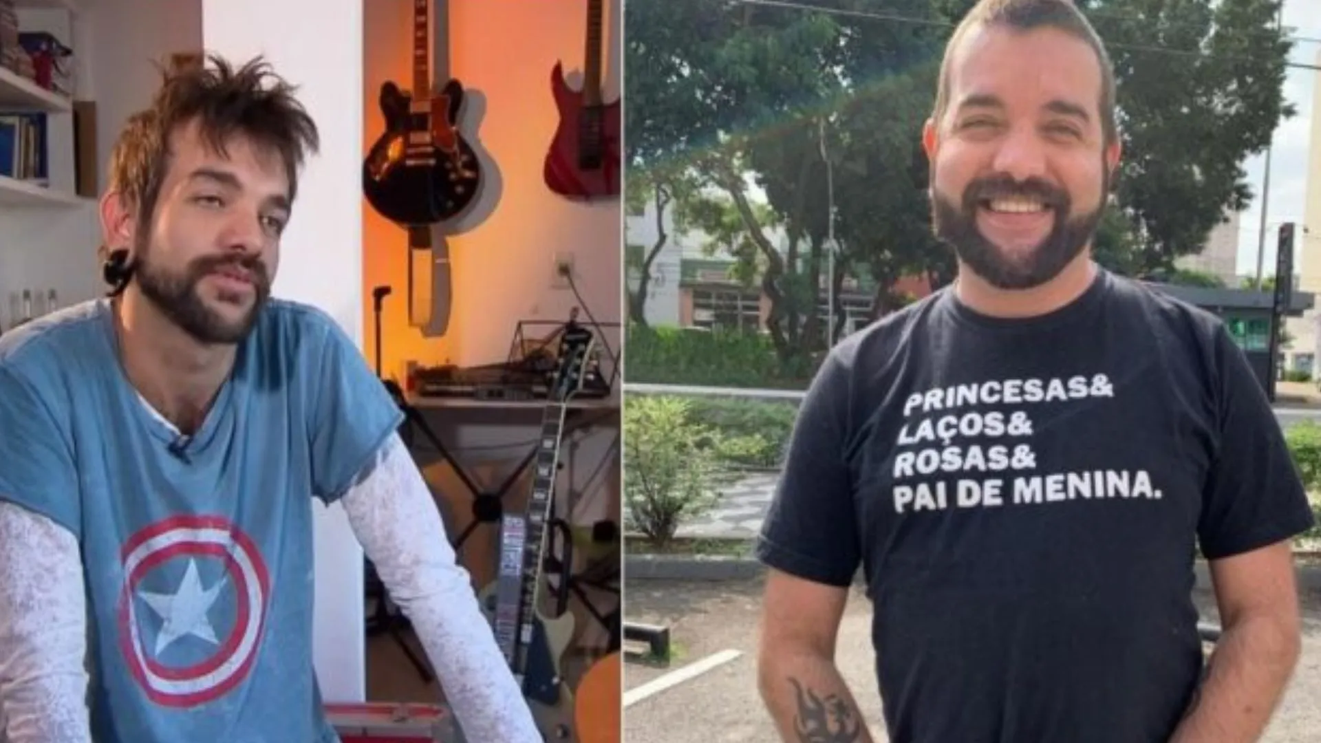 O artista já ganhou 25 quilos