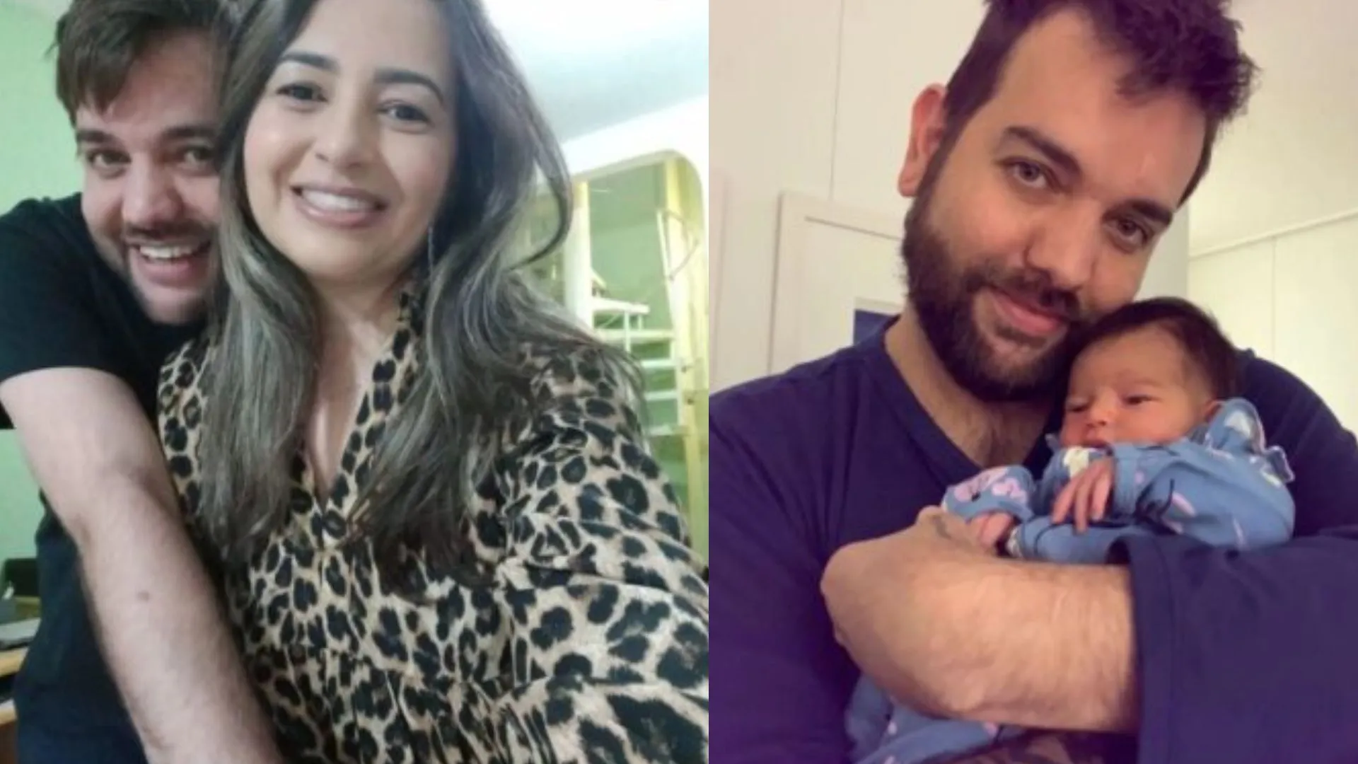 Sander Mecca casou e teve uma filha