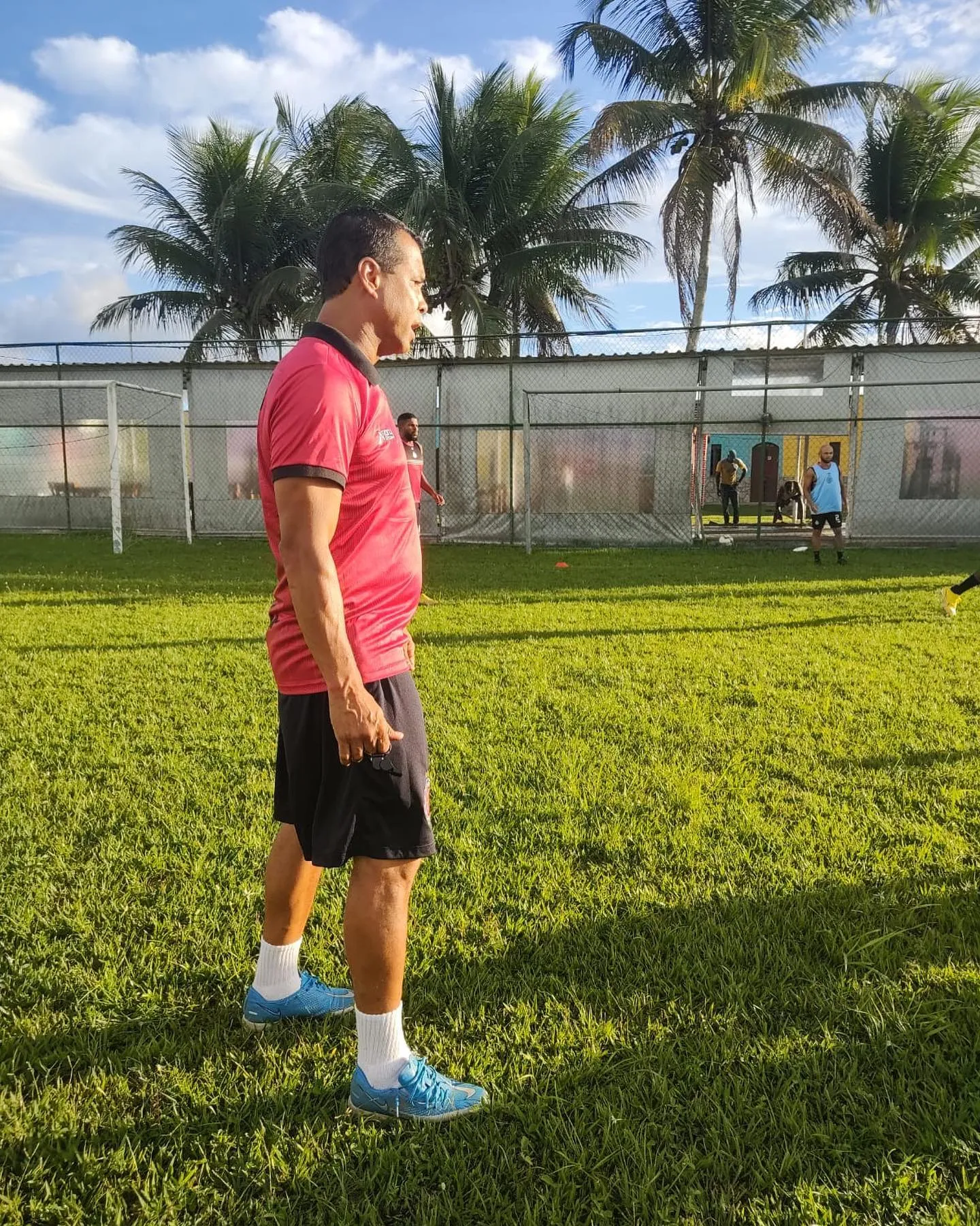 Rodrigo Chagas está ligado em cada detalhe nos treinos do time