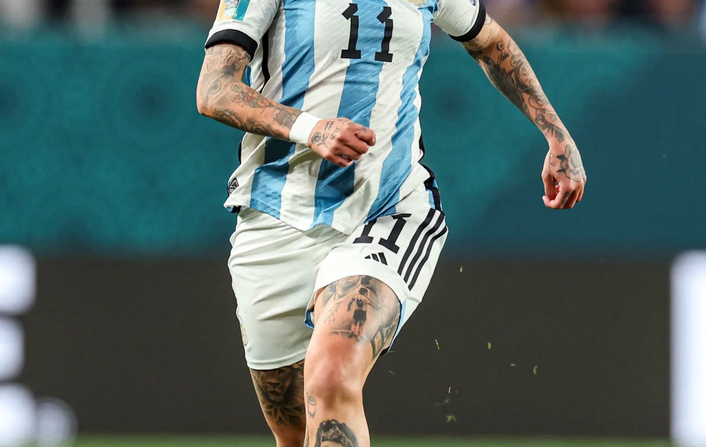 Jogadora da Argentina na Copa chama atenção com tatuagem de Cristiano  Ronaldo