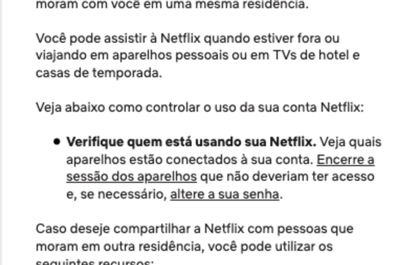 Netflix inicia cobrança para quem compartilha contas no Brasil - Vista  Pátria