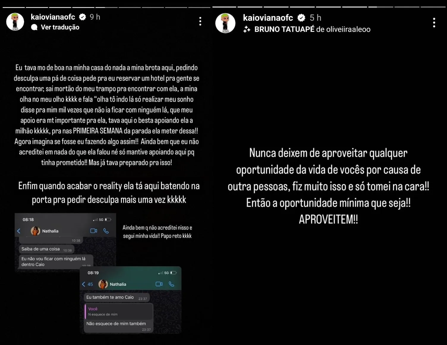 Kaio Viana se demonstrou chateado com a situação