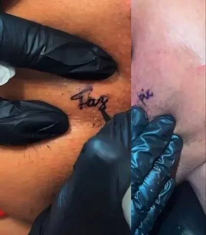 Imagem ilustrativa da imagem Assista: Andressa Urach abala estruturas com nova tattoo no ânus