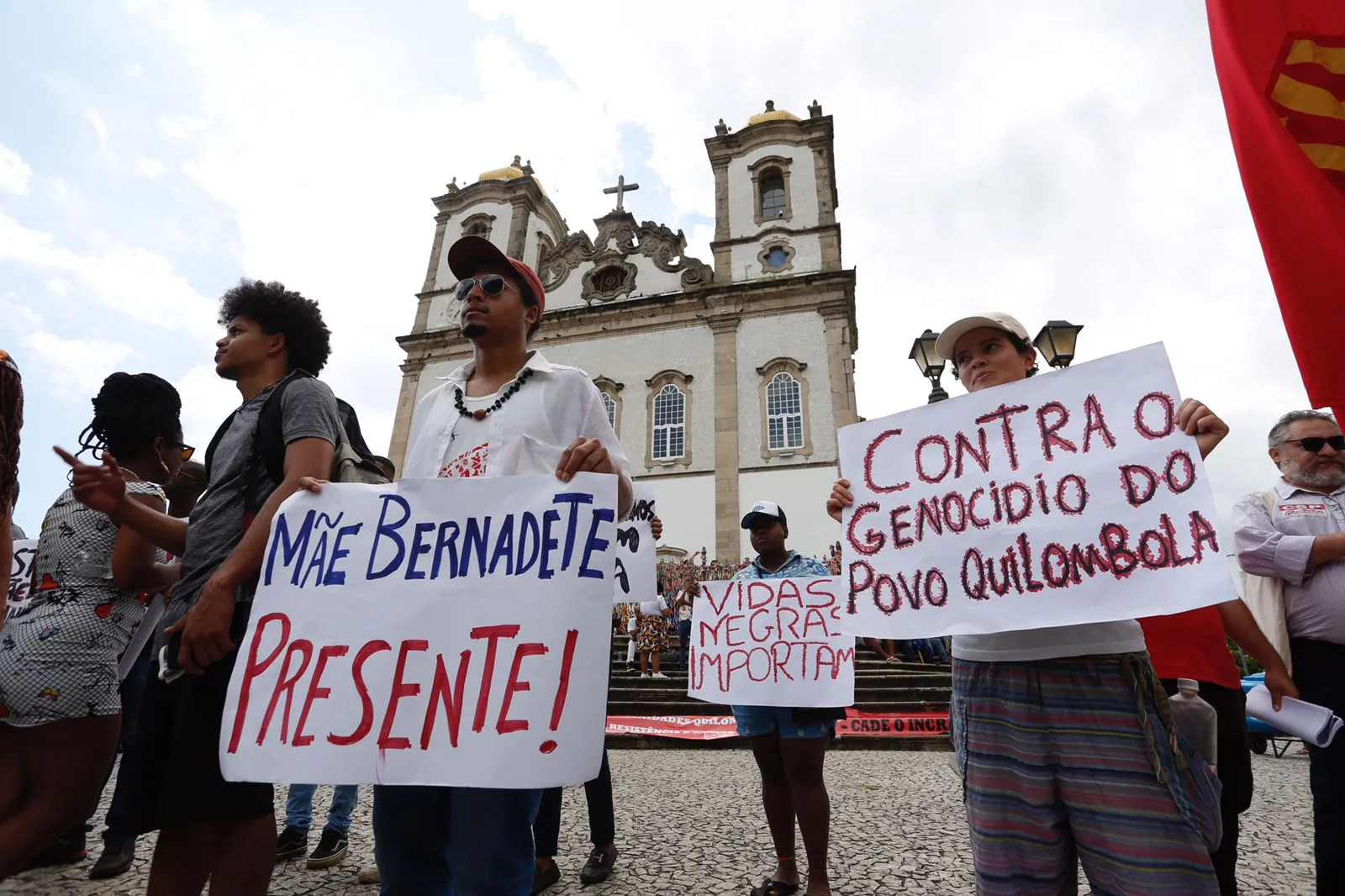 Imagem ilustrativa da imagem Ativistas protestam no Bonfim contra morte de Bernadete