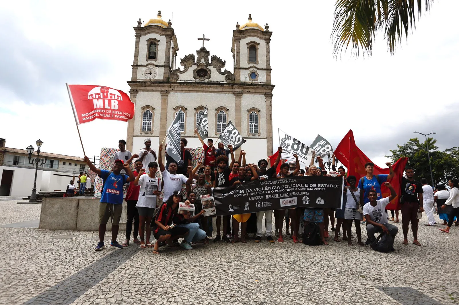 Imagem ilustrativa da imagem Ativistas protestam no Bonfim contra morte de Bernadete