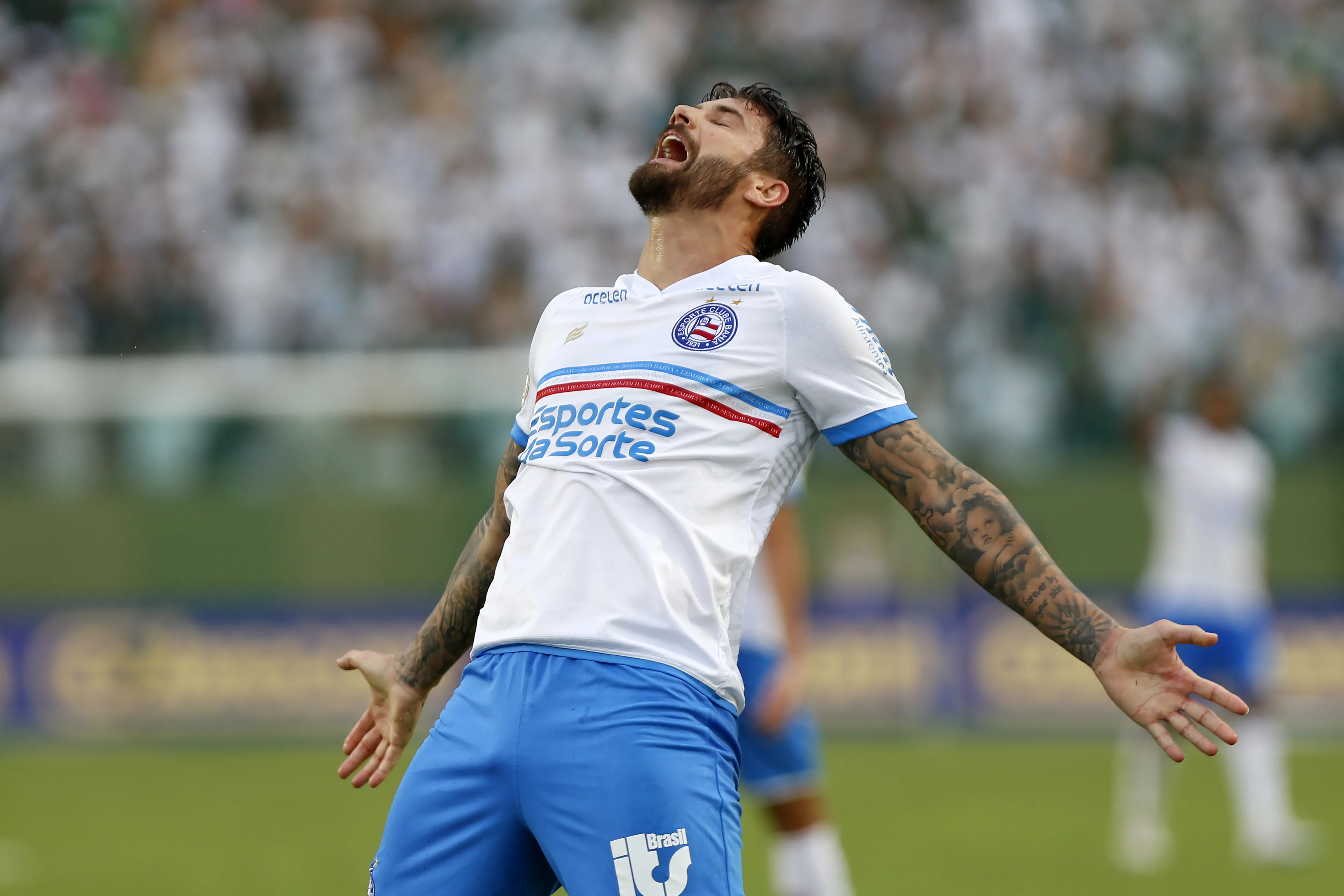 Everaldo espantou a zica com grito e emoção após gol