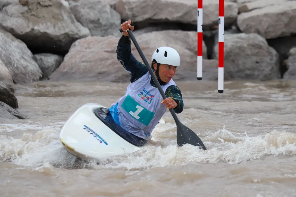 Ana Sátila foi tri-campeã na canoagem slalom