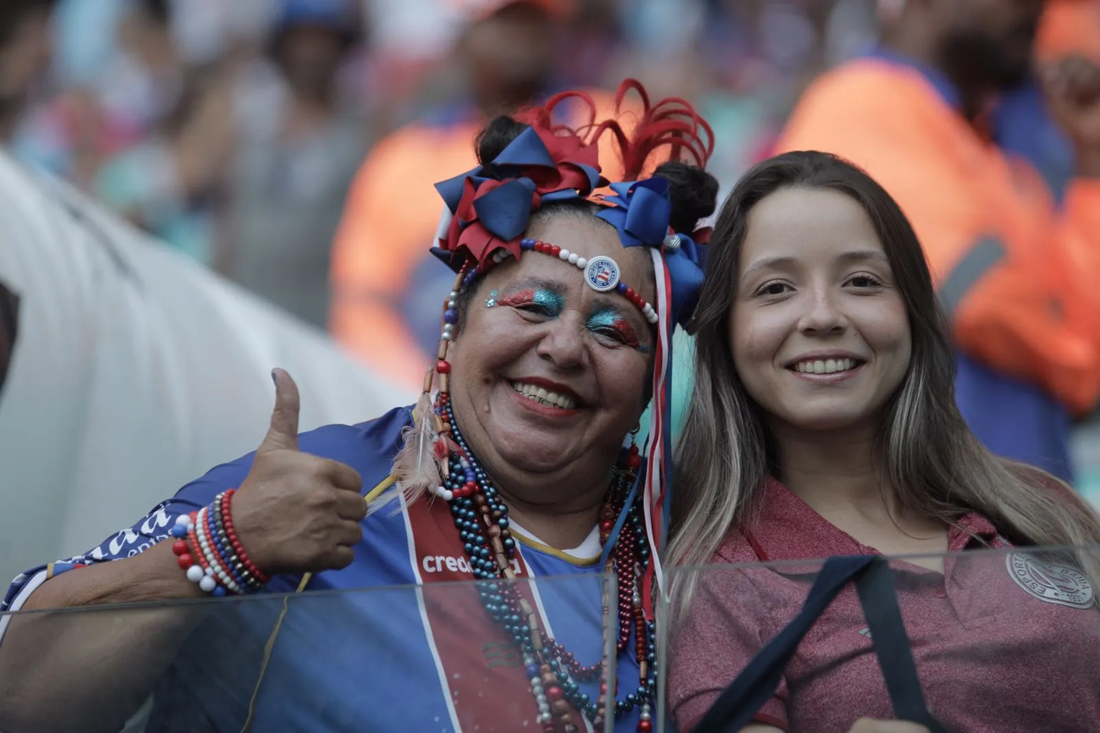 Imagem ilustrativa da imagem De chá revelação à oração! Veja fotos do pré-jogo do Bahia