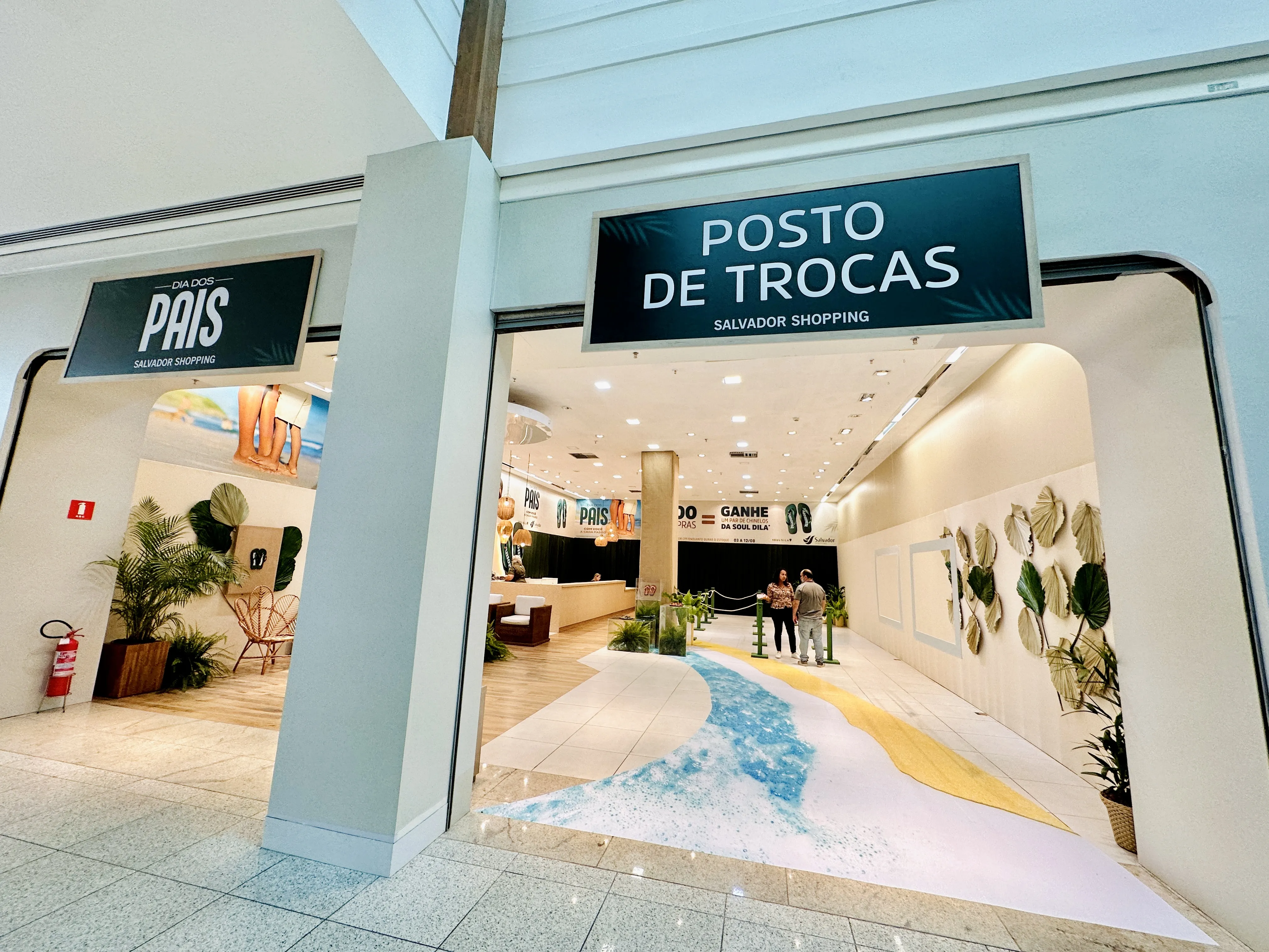 Ação do Dia dos Pais no Salvador Shopping