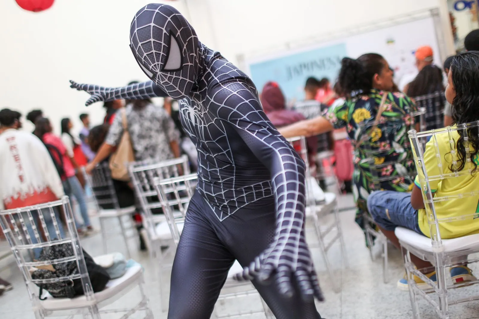 Carlos Humberto levou o Homem-Aranha para o festival japonês