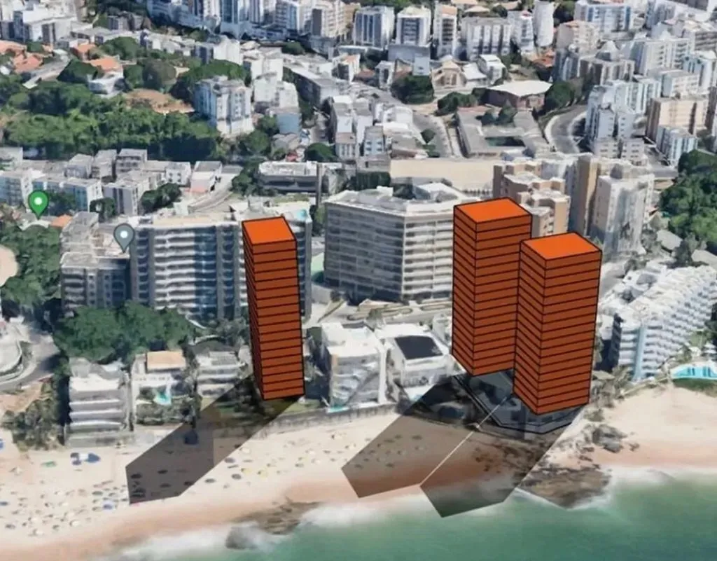 Obra poderá projetar sombras na praia