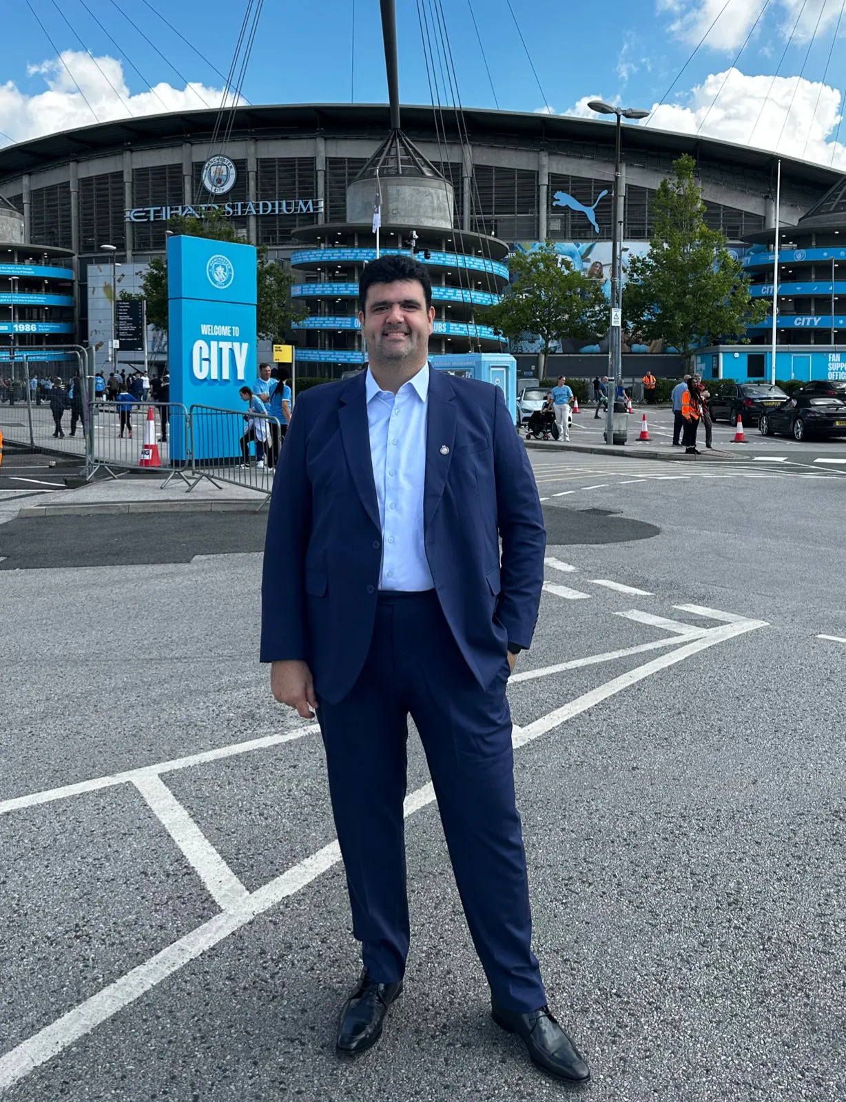 Martinez no 'Bahia Day', em Londres, na Inglaterra