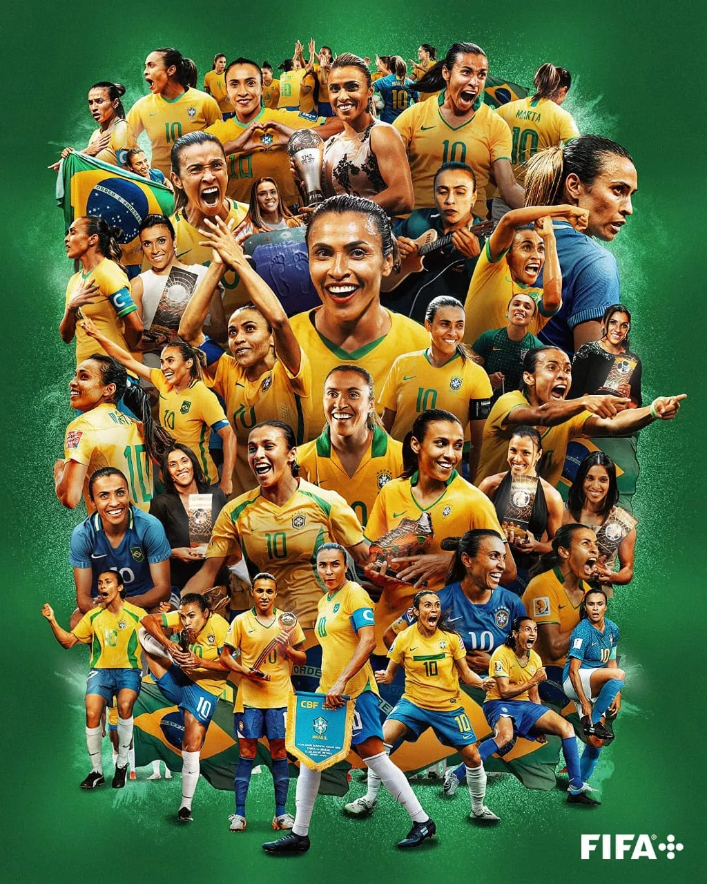 Imagem ilustrativa da imagem Marta não quer mais saber de Copa do Mundo após eliminação do Brasil