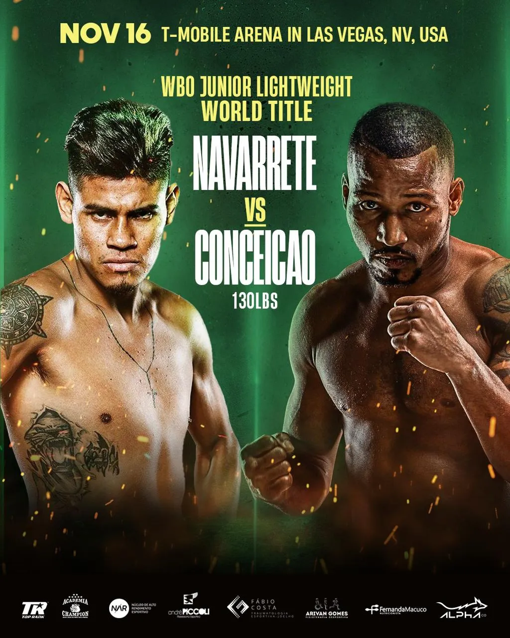 Robson disputa cinturão com o mexicano Emanuel Navarrete