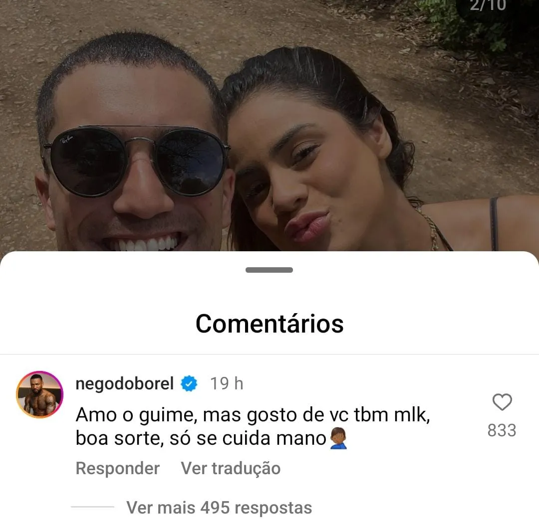 Comentário de Nego do Borel