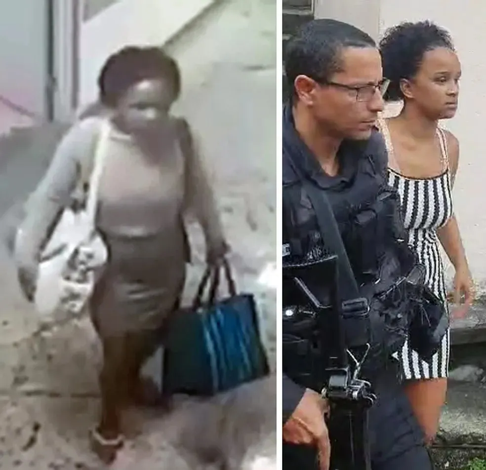 A suspeita foi presa com o bebê dentro de casa, em seguida, ela foi conduzida à delegacia e no local foi comprovado se tratar da mesma criança