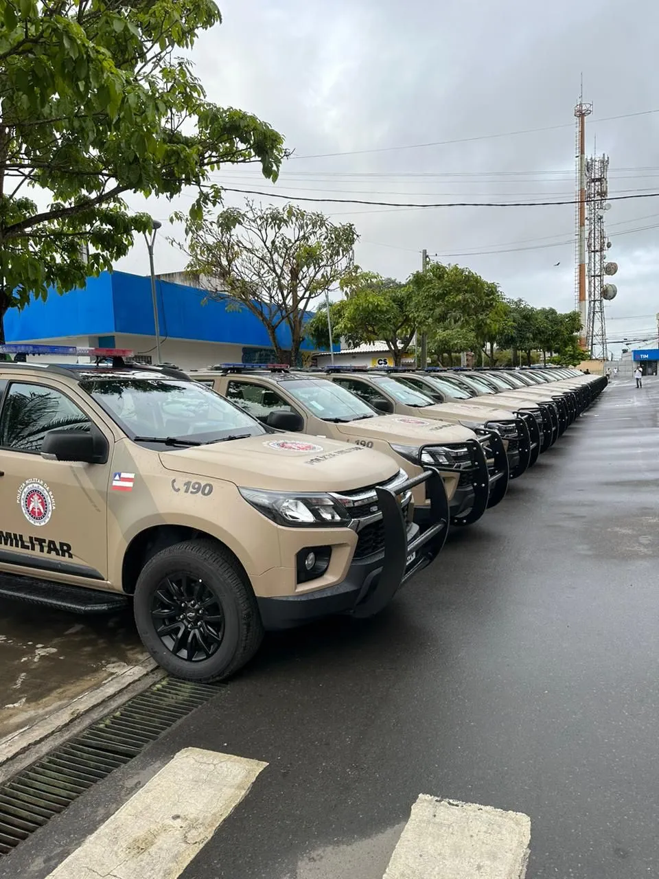 18 viaturas irão reforçar o policiamento de cinco municípios baianos