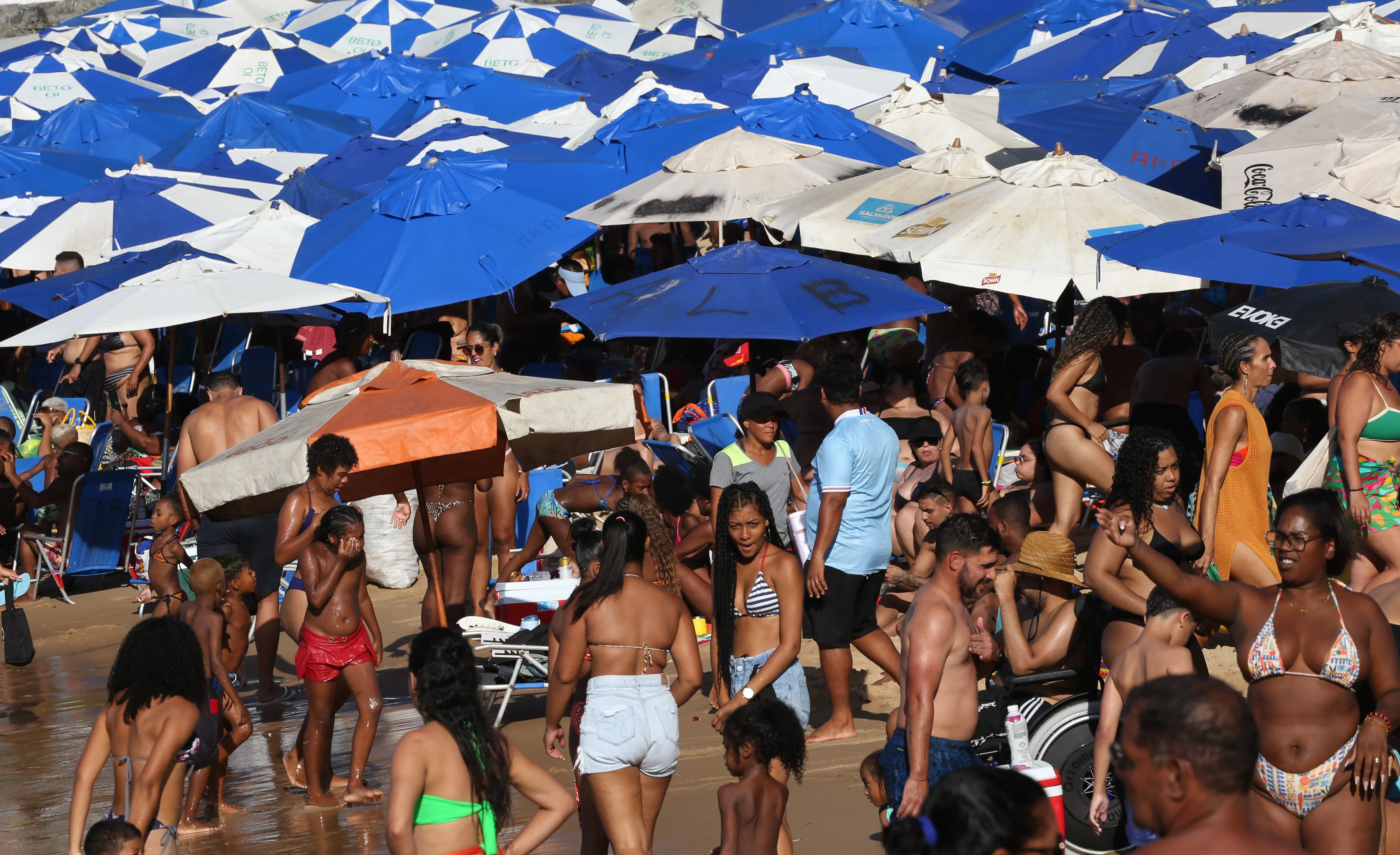 Baianos e turistas, famosos e anônimos vão curtir a praia