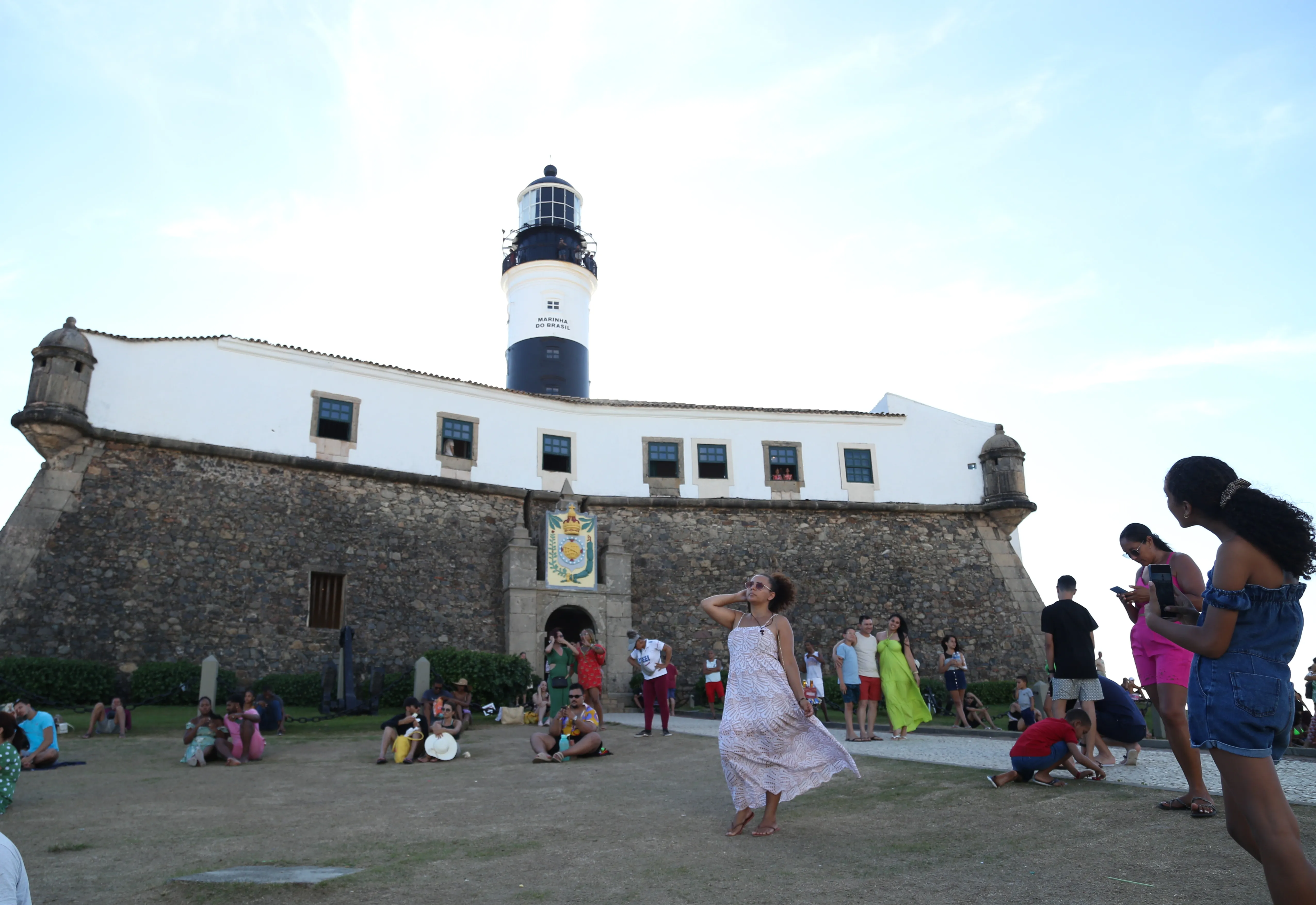 Farol da Barra é um dos lugares favoritos da galera
