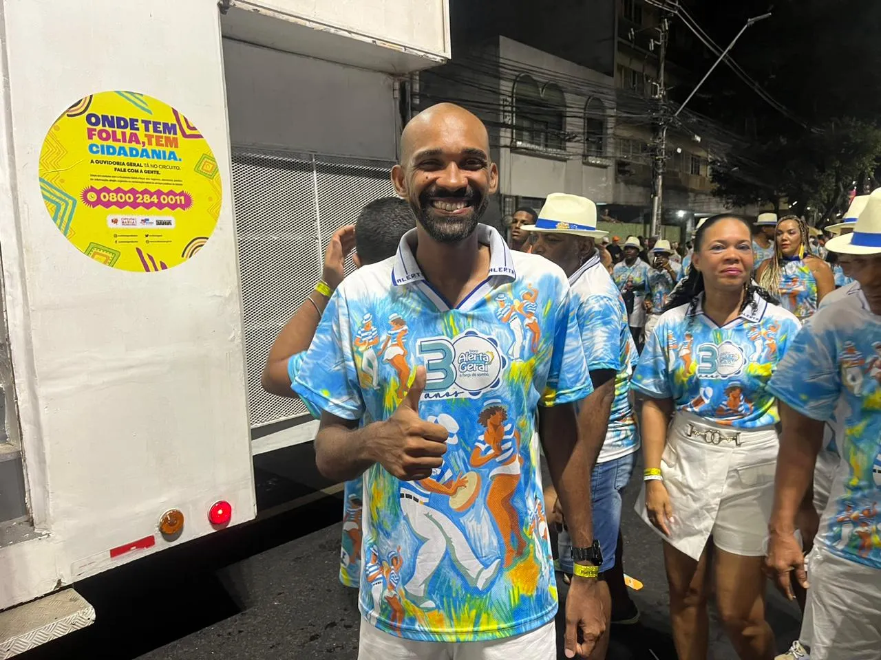 Ricardo Lopes comemora sucesso do bloco criado pelo tio