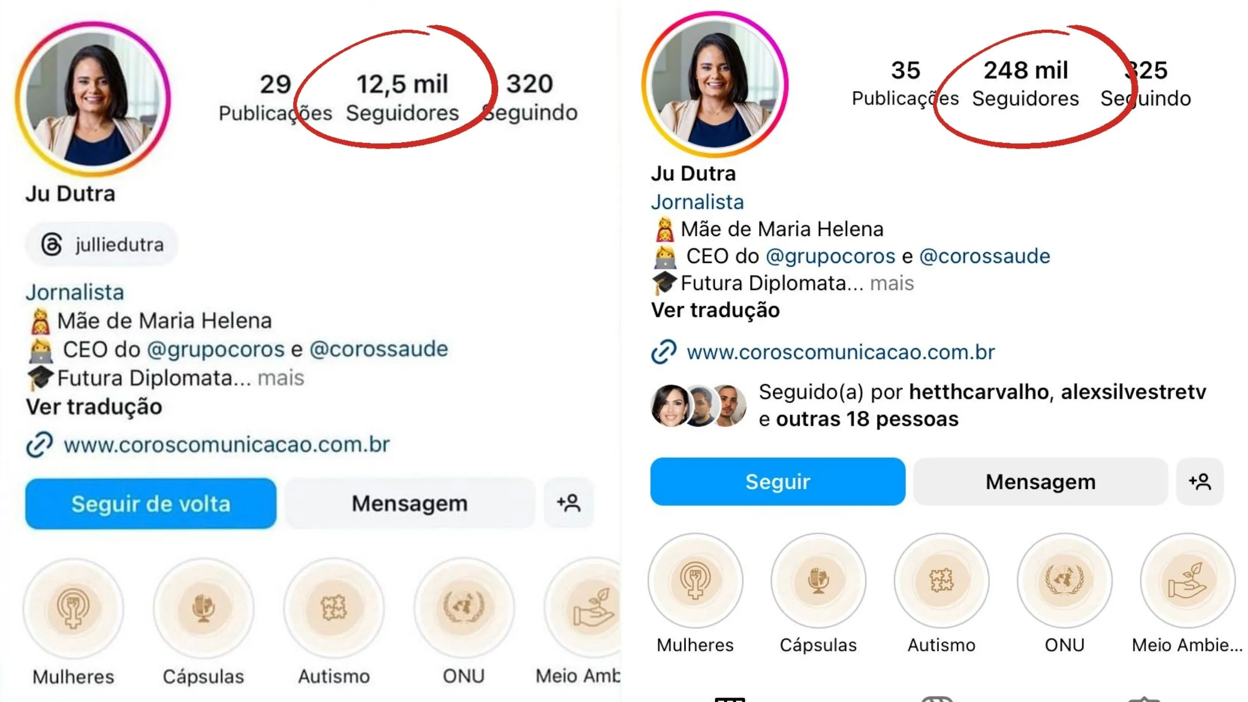 Jullie Dutra acumula mais de 200 mil seguidores no Instagram