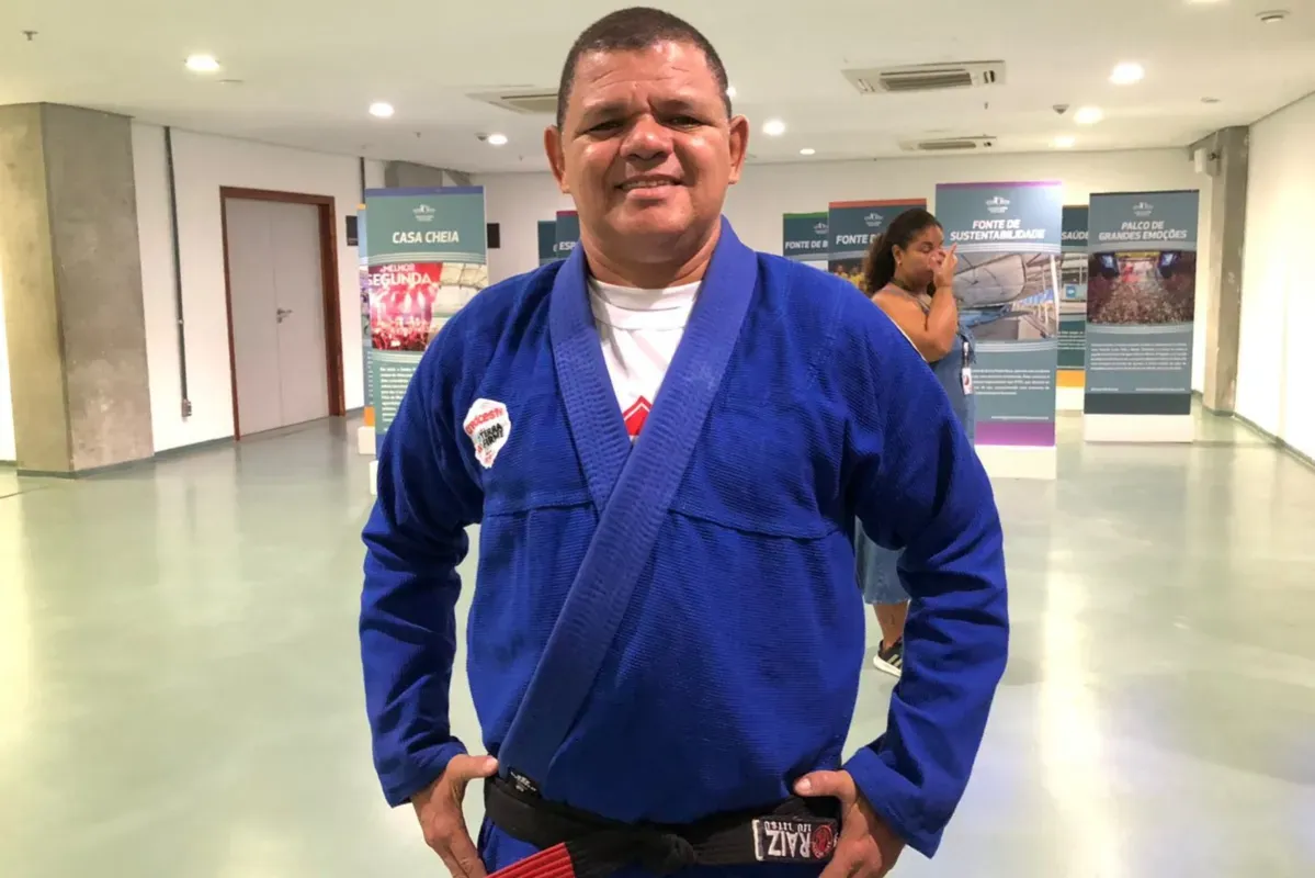 Marcos Almeida, o 'Marcão', idealizador do Filhos do Tatame e professor de jiu-jitsu