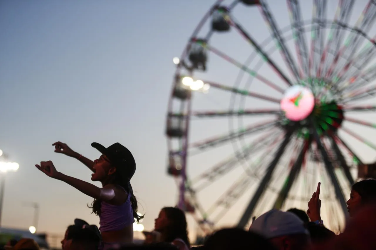 O cenário tá bonito para o show de Ana Castela