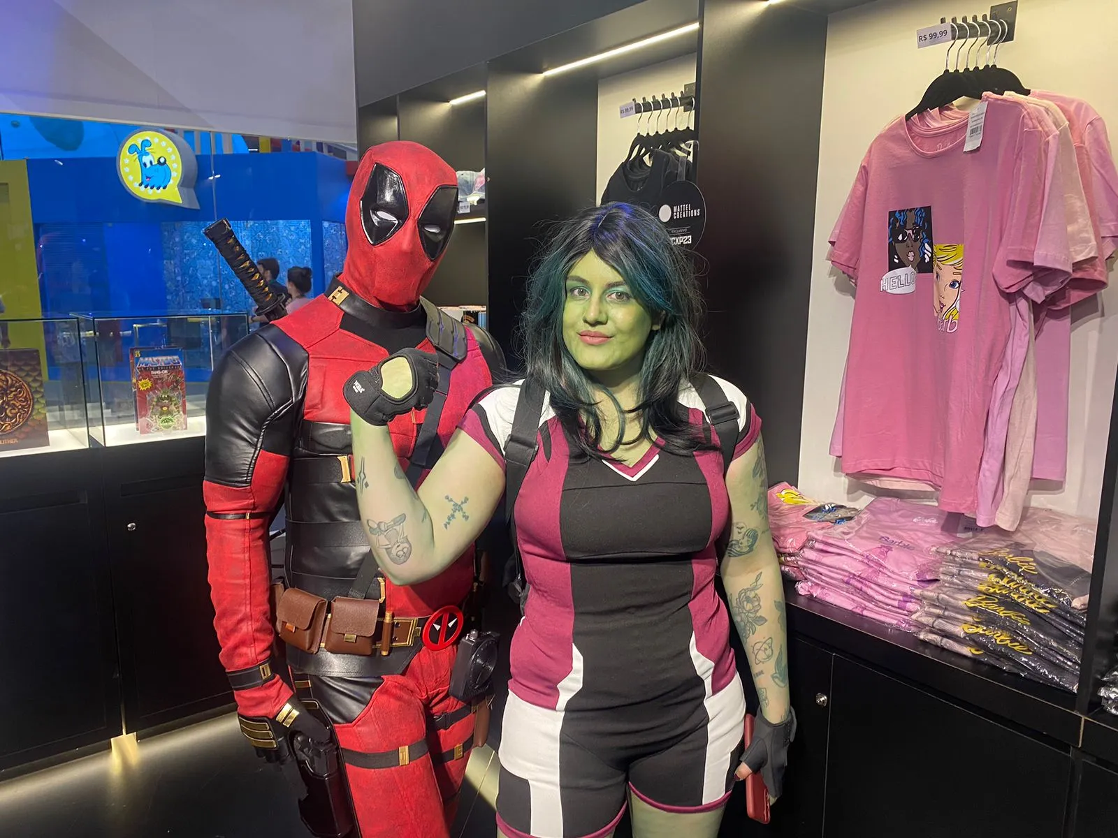 Casal paulista Débora e Cleyton dão show no cosplay