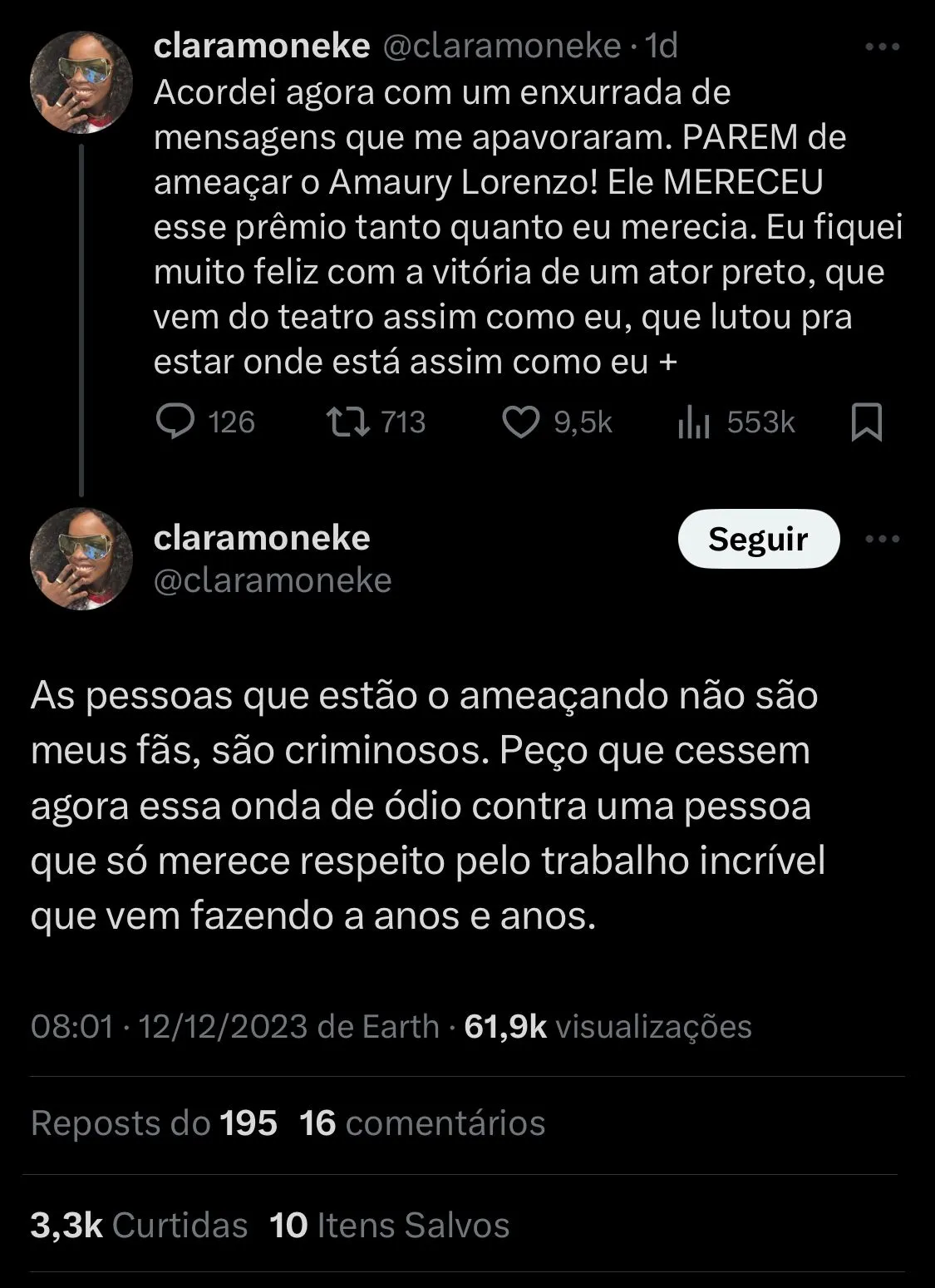 Revelação do ano, cantora desabafa após ter perfil desativado no Instagram