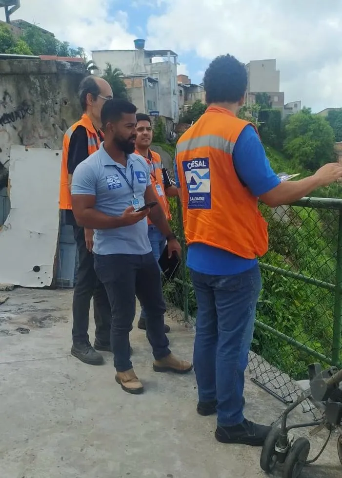 Imagem ilustrativa da imagem Codesal realiza vistorias com Plano de prevenção em áreas de risco