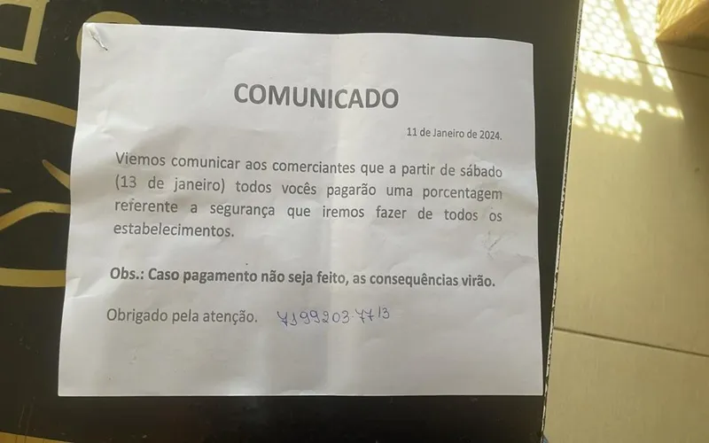 Duas mulheres suspeitas de extorquir comerciantes foram presas