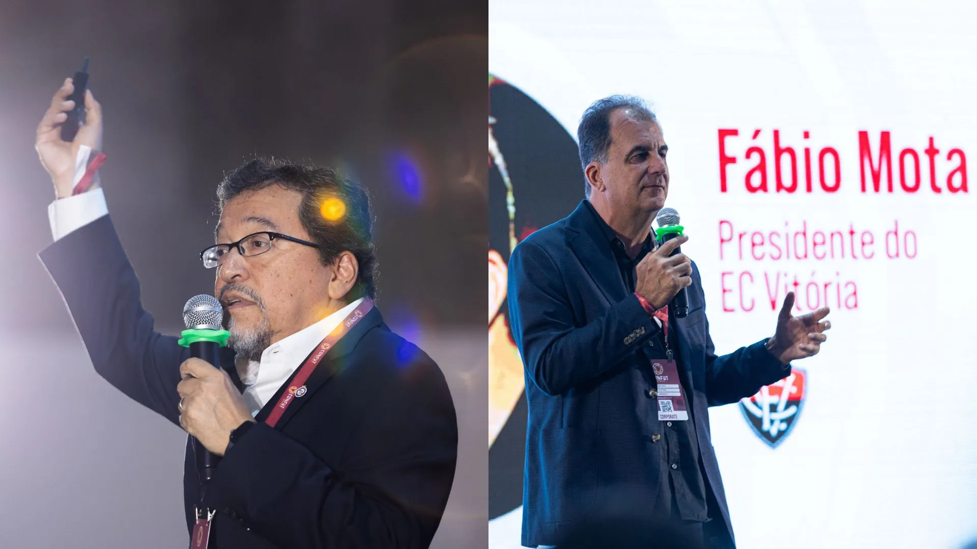 Raul Aguirre, CEO do Bahia e Fábio Mota, Presidente do Vitória marcaram presença no evento