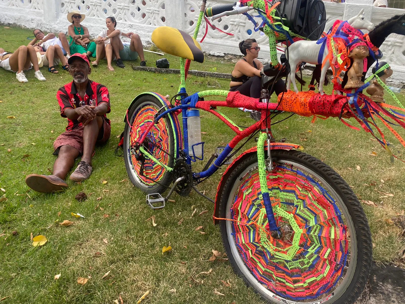 Denival Tosta reinventou ao pedalar cerca de 4 km para agradecer pelas bênçãos alcançadas