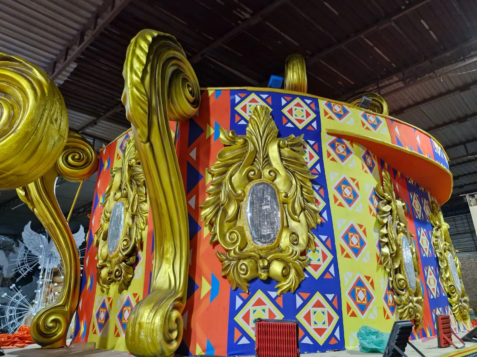 Esse será o carro da Deusa do Ébano no desfile