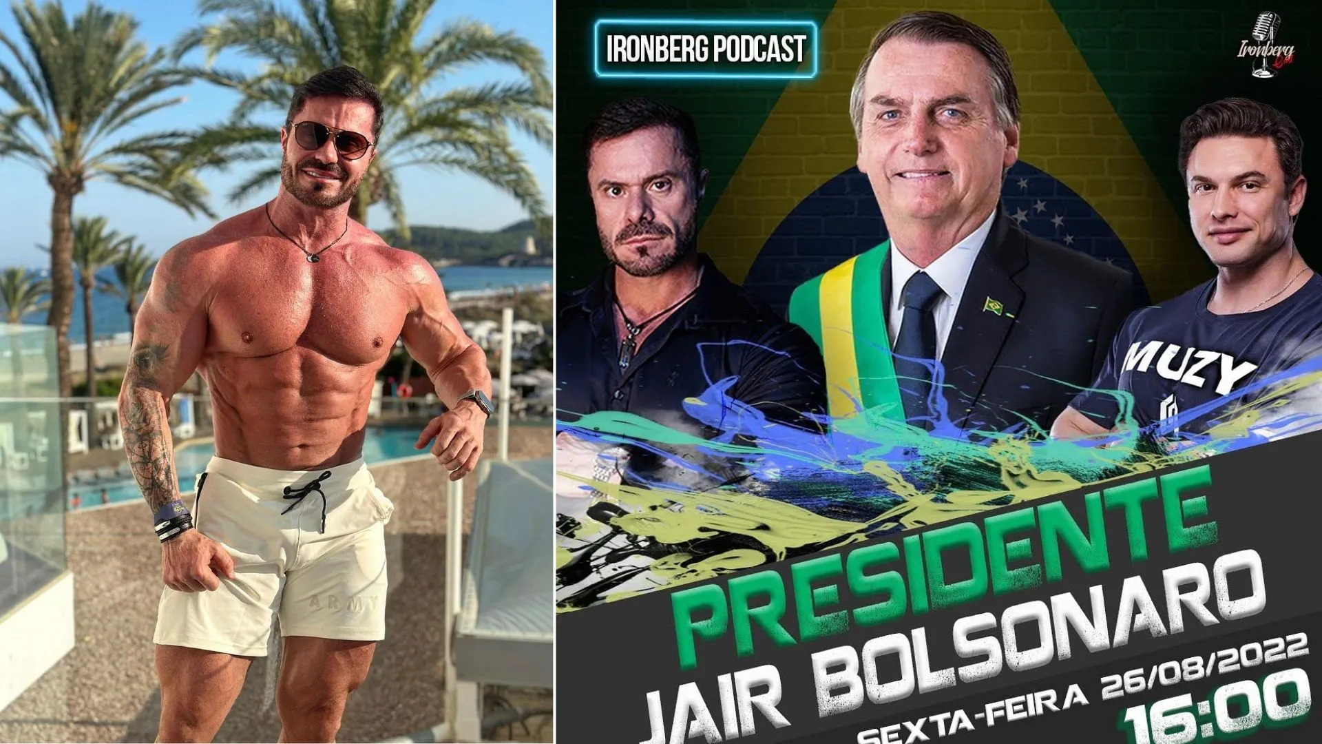 O investigado é apoiador de Bolsonaro