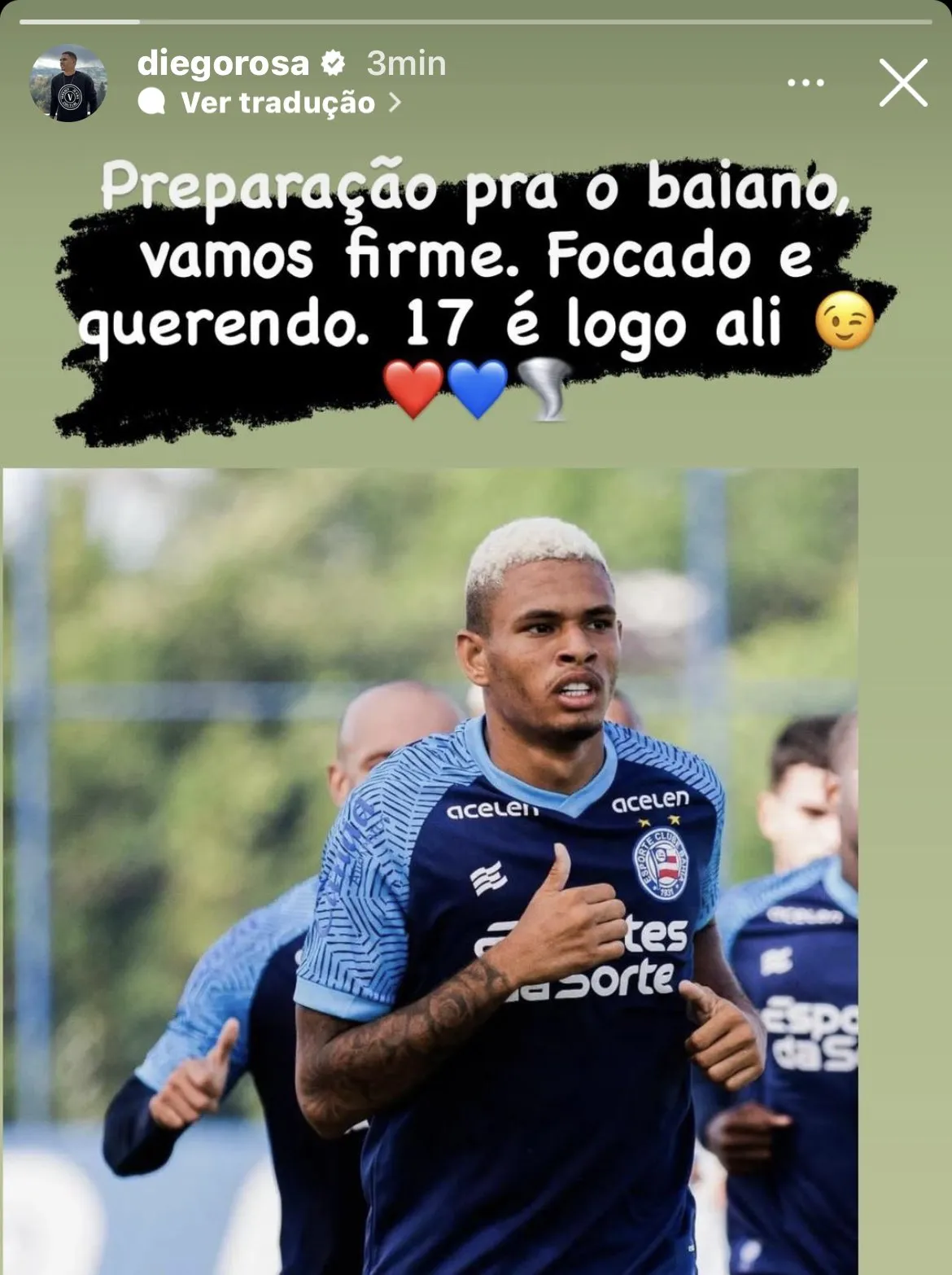 Imagem ilustrativa da imagem Fora de relação pra Inglaterra, meia foca no Baianão: "17 é logo ali"