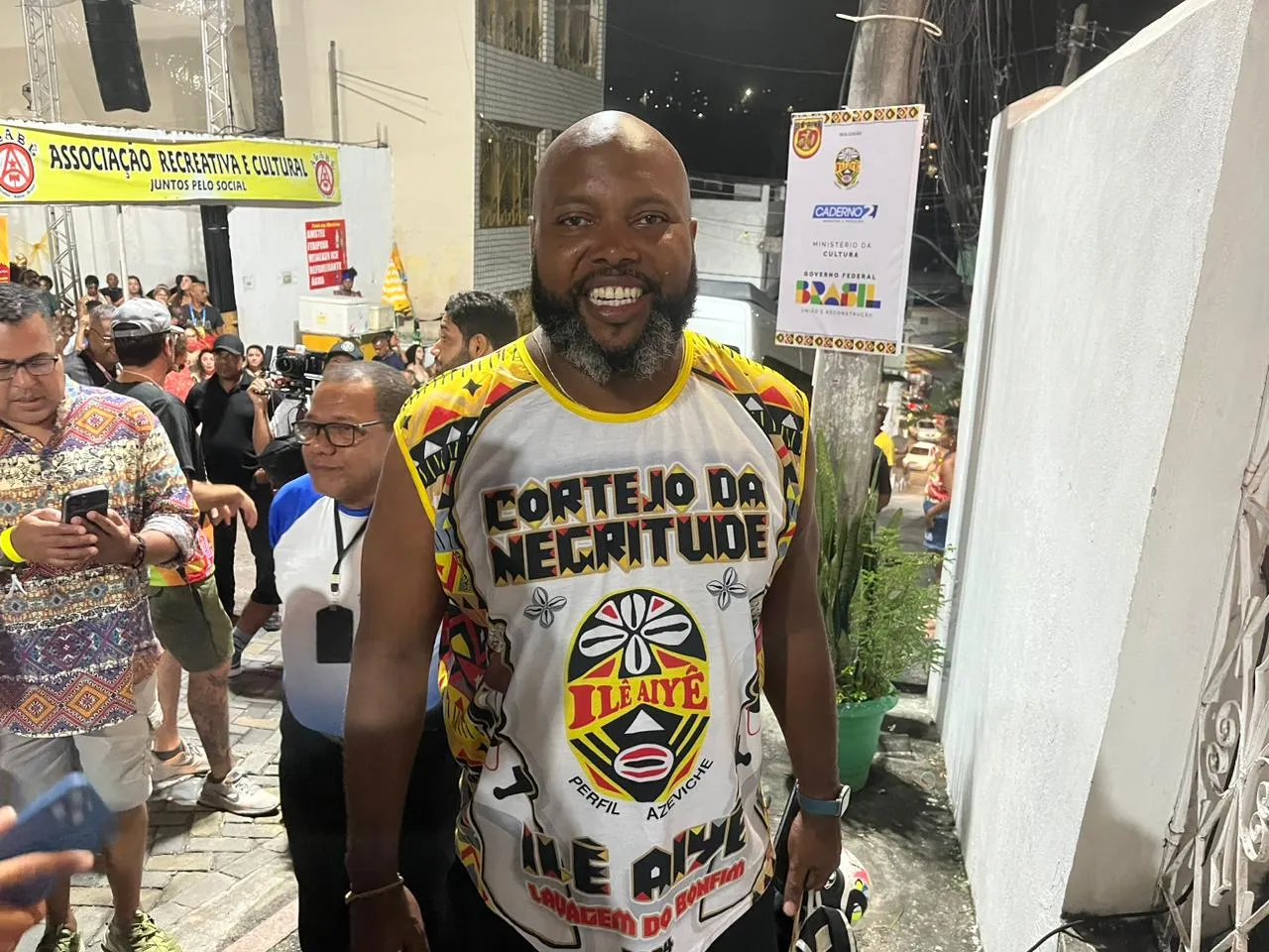 Mestre Mário Pam destaca trabalho social do Ilê